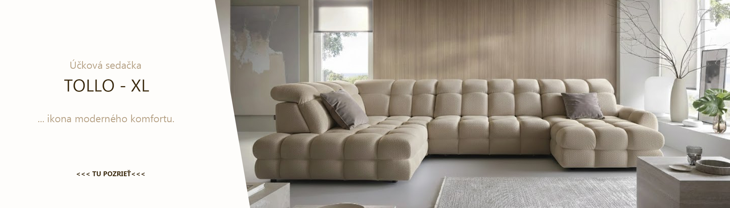 TOLLO seda�ka v tvare U