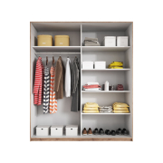 skri�a BETA dub san remo svetl� v rozmeroch ��rka 180,200,221cm vn�torn� usporiadanie