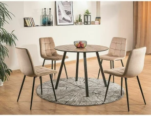 Jedlensk set stl OAKLAND + 4x stolika MILA bluvel 28