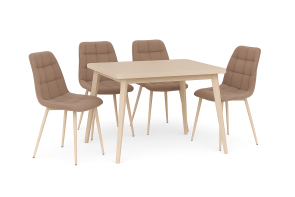 Jedlensk set OSLO 6 + 4 stoliky CHIC bov