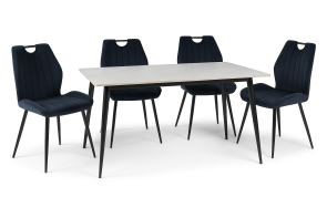 Jedlensk set stl RION 130 + 4x stolika ARCO bluvel 19