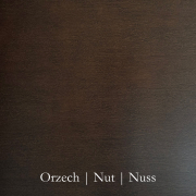 farebn� prevedenie pl�tu stola - pr�rodn� d�ha nastriekan� vo farbe orech