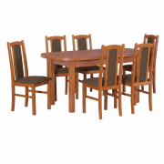 AKCIA st�l WENUS 1P jel�a, stoli�ky BOS 7 jel�a, po�ah 6