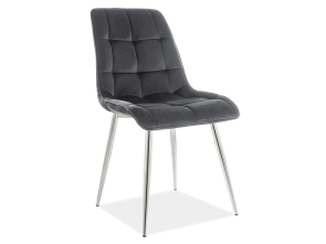 Stolika CHIC VELVET / chrm podno