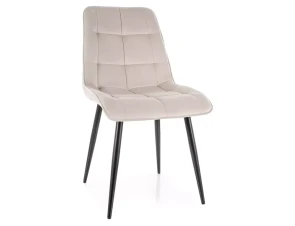 Stolika CHIC VELVET / ierna podno