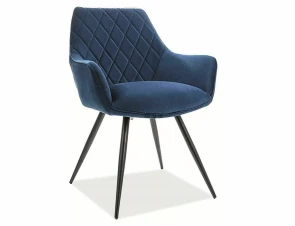 Stolika LINEA VELVET / ierna podno
